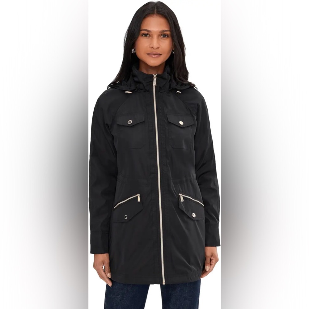 Michael Michael Kors Anorak Rainwear Black Softshell Women’s size medium